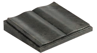 Dark grey granite tablet